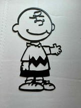 Charlie Brown Metal Word Art - Peanuts Gang - Black - 40&quot; tall - £112.05 GBP