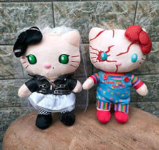 USA SELLER Plush Set Chucky &amp; Tiffany Bride Dolls Hello Kitty Childs Play - £31.27 GBP
