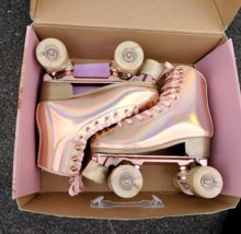 Impala Rollerskates Marawa Rose Gold Womens Size 7 US Vegan App Roller S... - £48.32 GBP