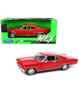 1965 Chevrolet Impala SS 396 w/BOX 1/24 Scale Diecast Model by Welly - RED - $47.21 CAD