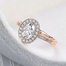 Natural Aquamarine Gemstone Ring,14k Rose Gold Ring,Engagement Ring For Women - £348.84 GBP