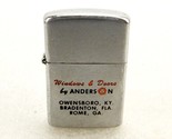 Anderson Windows &amp; Doors Advertising Lighter, Flip-Top Case, Direct Bran... - £15.46 GBP
