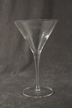 MODERN Blown Crystal MARTINI Glass Barware Luigi Bormioli TIZIANO Patter... - $180.24 MXN