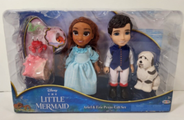 Disney The Little Mermaid Ariel Eric Dog 6&quot; Petite Doll Gift Set NIB 2023 Crab - £19.20 GBP
