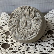 Vintage Gorgon Bath Sculpture Old Man Winter? Bearded Male Paperweight England - £26.88 GBP