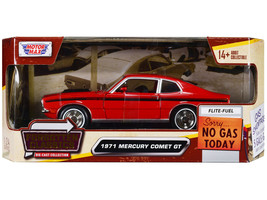 1971 Mercury Comet GT Red w Black Stripes Forgotten Classics Series 1/24 Diecast - £31.45 GBP