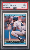 Darryl Strawberry 1992 Donruss #559 Baseball Card La Dodgers | Psa 9 - $37.25