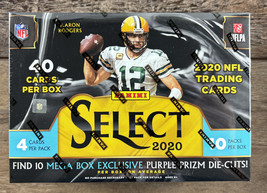 2020 Panini Select NFL Football Mega Box - 10 Packs 4 Cards per - Purple Prizms - £194.61 GBP