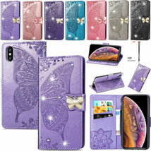 For Nokia 2.4 3.4 5.4 1.3 2.3 Bling Magnetic Flip Leather Wallet Case Cover - $53.04