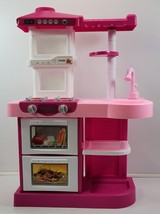 *M) Temi Play Kitchen Deluxe Playset My Little Chef - Pink - £39.56 GBP