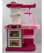 *M) Temi Play Kitchen Deluxe Playset My Little Chef - Pink - £39.56 GBP