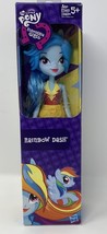 My Little Pony Equestria Girls Rainbow Dash 9&quot; Blue Doll 2014 Hasbro Toy - £8.80 GBP