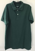 Target Goodfellow &amp; Co Dark Green Short Sleeve Polo Preppy Shirt M Mens 44&quot; - $16.82