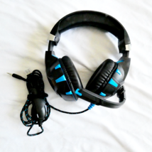Run Mus K2 Pro High Performance Professional Gaming Headset Blue Ex Cond - $9.89