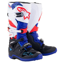 Alpinestars Tech 7 Black Dark Blue Red White MX ATV Mens Adult Boots Motocross - £345.95 GBP
