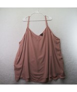 Torrid Shirt Womens Size 6XL Tank Top Sophie Swing Pink Adjustable Straps New - $19.79