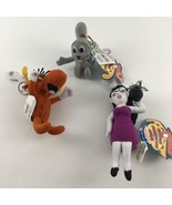 Adventures Of Rocky &amp; Bullwinkle Collectible Keychain Set Vintage 1999 S... - $54.20 CAD