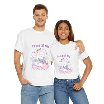 unicorn cats funny gift animal loversUnisex Heavy Cotton Tee humor - £13.72 GBP+