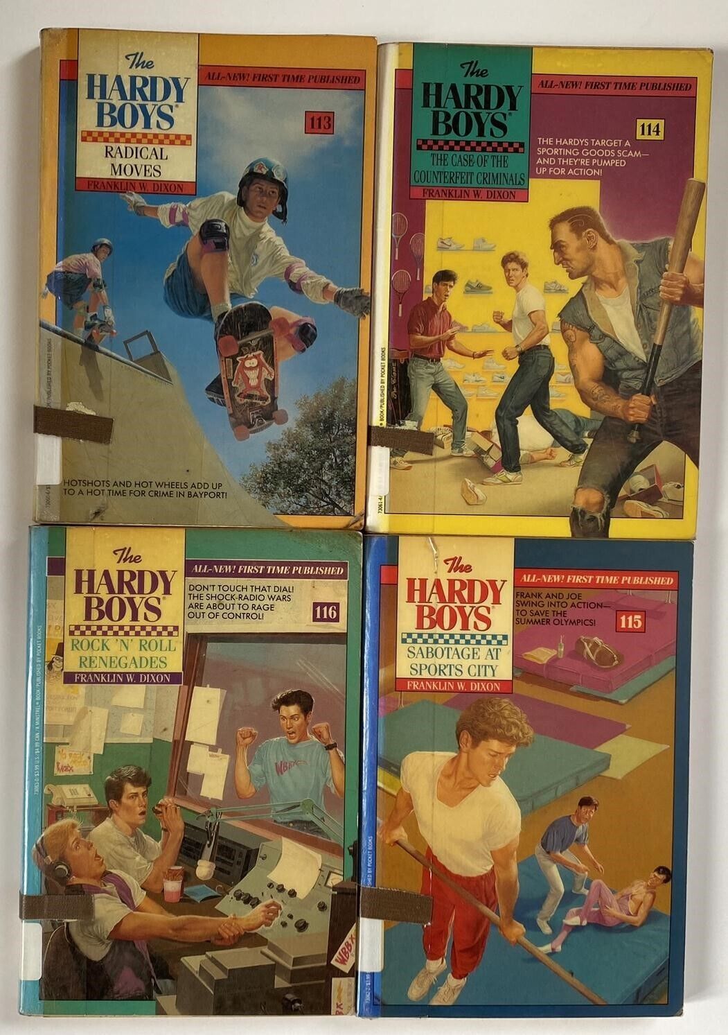 Primary image for Hardy Boys Book - Franklin W Dixon - 113 114 115 116 - Lot of 4 Books