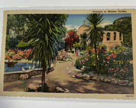 Postcard San Juan Capistrano Mission 1776 Linen Color Posted 1952  - £3.53 GBP