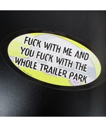 Vintage Trailer Park Redneck Humor Decal Sticker Raunchy Funny Auto RV M... - $22.99 CAD