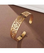 Women&#39;s Witch Knot Bracelet Stainless Steel Adjustable Open Cuff Bracele... - £11.42 GBP