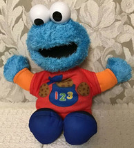 Sesame Street Talking 123 Cookie Monster Plush - A7285, Counting Song - £11.87 GBP