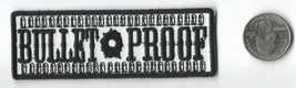 Bullet Proof Bullet  Border Iron On Sew On Embroidered Patch 4 &quot;x 1 1/2&quot; - £3.76 GBP