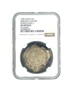 1949 Chine$1 Dollar Sinkiang L&amp;M-842 Base Pointue 1 par NGC comme AU DÉT... - €2.124,45 EUR
