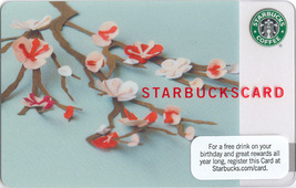 Starbucks 2009 Spring Blossom Collectible Gift Card New No Value - £4.77 GBP