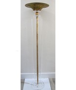 1990s Art Deco Van Teal Lucite Floor Lamp Torchier  - €1.113,13 EUR