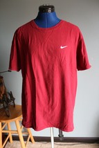Men&#39;s The Nike Tee Burgundy Athletic Cut Short Sleeve T-Shirt ~L~ - £7.57 GBP