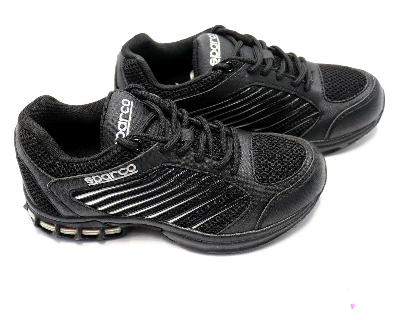  SPARCO Running SHOES Womens Black Racing Crew Pit Shoes Casual Sneakers... - $39.99