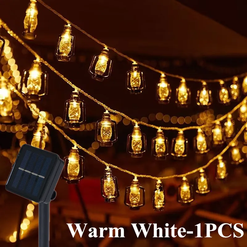 LED Solar String Light Waterproof Christmas Gar 20/30/50 Bulb Retro Camping Tent - £138.34 GBP