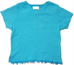 Flapdoodles Clothes for Kids Girl Sequins V- Neck T-Shirt (Size: 5) NWT - $12.86