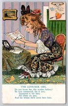 Vinegar Valentine The Love Sick Girl Postcard G49 - $9.95