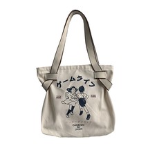 Women&#39;s Shoulder Bags Large Capacity Shopping Bag Female Canvas Cloth Bag Handba - £19.02 GBP