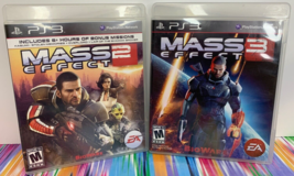 2 Game Lot - Mass Effect 2 &amp; 3 - Sony PlayStation 3 PS3 - 2011, 2012 - £11.06 GBP