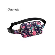 Womens Belt Bags Dual Zipper Waist Pack Fashion Fanny Pack Crossbody Bag Waterpr - £14.71 GBP