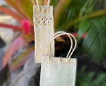 da Hawaiian Store Hand-Woven Hala Gift Bag with Handles and Closure 2 Pa... - $19.99