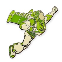 Toy Story 100 Years of Disney Pin: Green Buzz Lightyear Flying   - £15.64 GBP