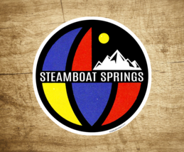 Steamboat Colorado Skiing Mountains Vintage Style Decal Sticker 3&quot; Snowboard - £3.78 GBP