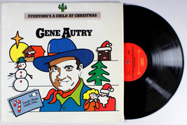 Gene Autry - Everyone&#39;s a Child at Christmas (1981) Vinyl LP • Holiday - £11.91 GBP