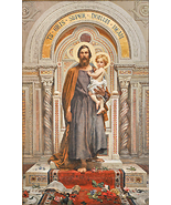St. Joseph – Mosaic from St. Peter’s Basilica at the Vatican – Catholic ... - £55.75 GBP
