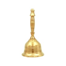Nitya GOL Ghanti for Pooja &amp; Other Rituals| 110g  Pure Brass Bell for House &amp; T - £14.61 GBP