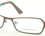 Nouveau Prodesign Danemark 1229 5031 Marron Mat Lunettes Monture 53-16-1... - $68.30