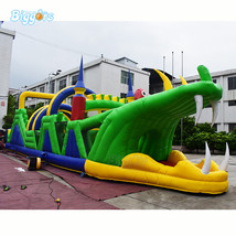 Commercial Inflatable Obstacle Course Bounce House with Blower