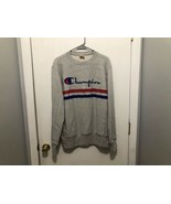 Champion Reverse Weave Warm Up Sweatshirt Men&#39;s SZ XL Embroidered Logo - £27.05 GBP