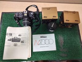 Nikon N2000 Complete Camera Set with 2 Lenses 50 MM and 35-70 MM - $190.00