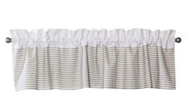 Trend Lab Grey Chevron Window Valance Gray/White Cheveron 60&quot; X 15&quot; NEW ... - £11.98 GBP